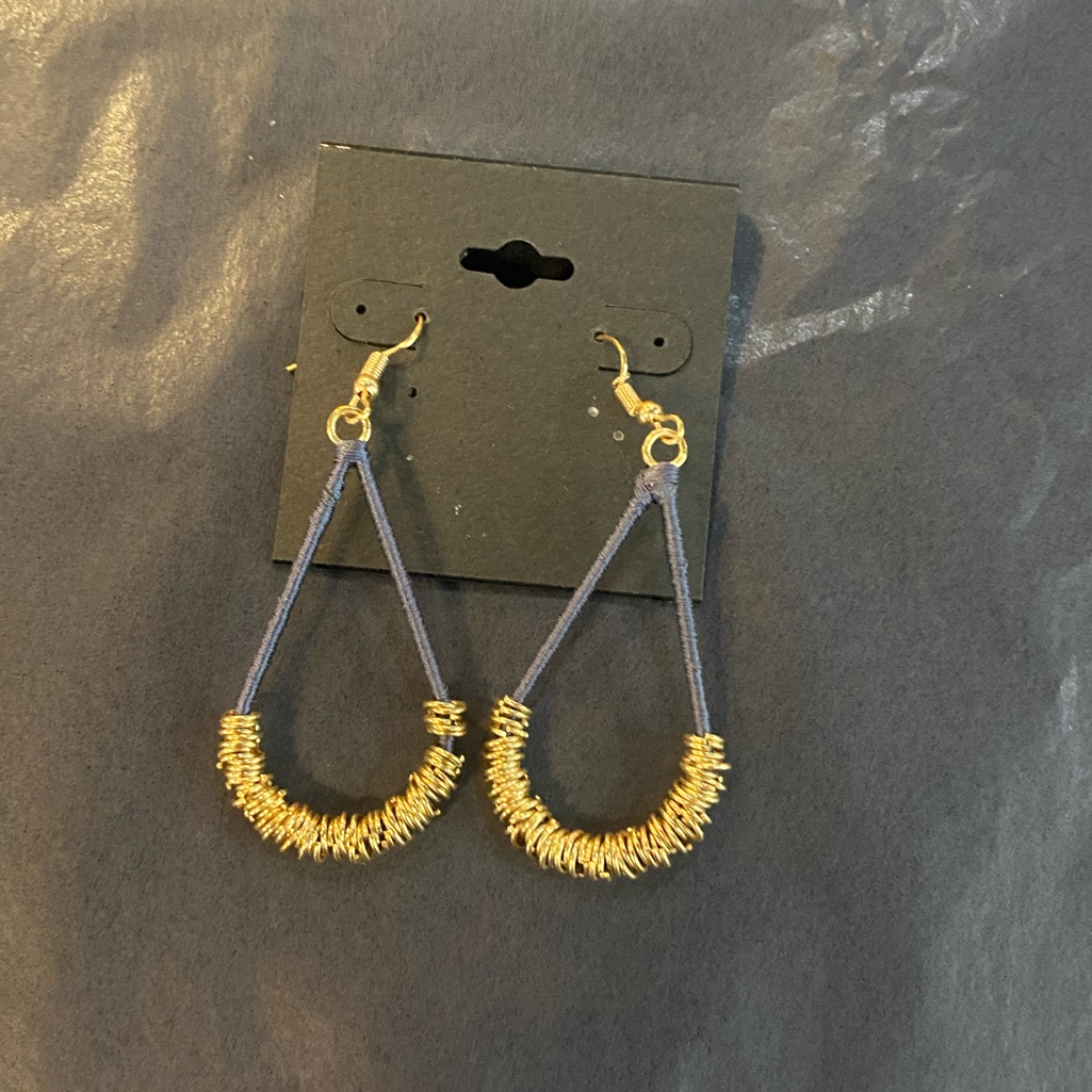 Tear Drop Hoop Earrings